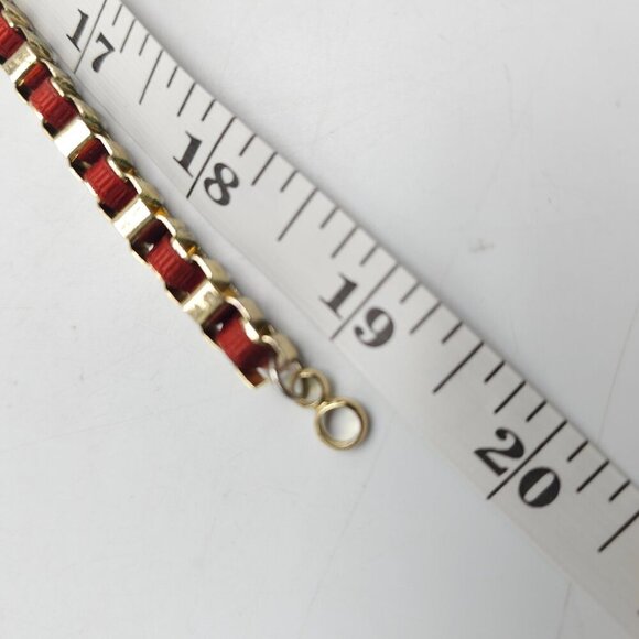 Zoë + Syd Gold Triangle Statement Necklace With Pink & Turquoise Beads - Picture 7 of 10